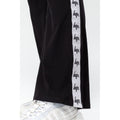 Black - Pack Shot - Hype Womens-Ladies Tape Flared Pants