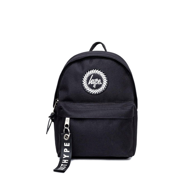 Black - Front - Hype Unisex Core Crest Mini Backpack