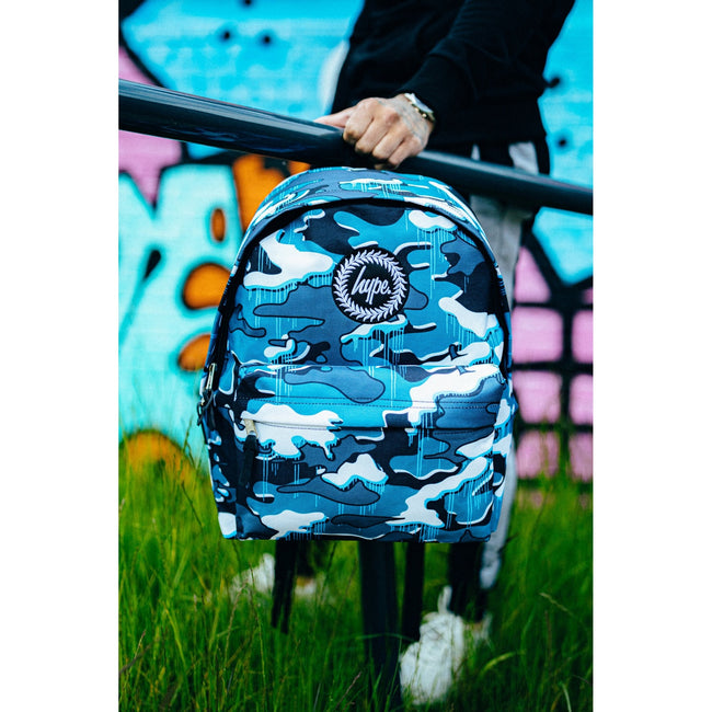Multicolored - Back - Hype Drips Camo Backpack