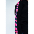 Black-Pink - Pack Shot - Hype Girls Animal Panel Pullover Hoodie