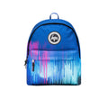 Blue-Navy-Fuchsia - Front - Hype Neon Drips Backpack