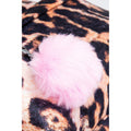 Peach-Black-Pink - Pack Shot - Hype Leopard Print Backpack