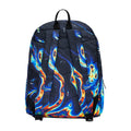 Navy-Blue-Orange - Side - Hype Rainbow Marble Backpack