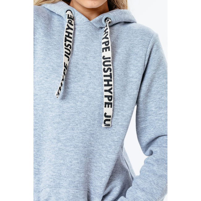 Gray - Lifestyle - Hype Womens-Ladies Drawstring Hoodie
