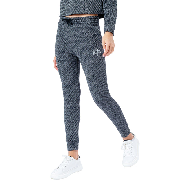 Charcoal - Front - Hype Girls Bella Jogging Bottoms