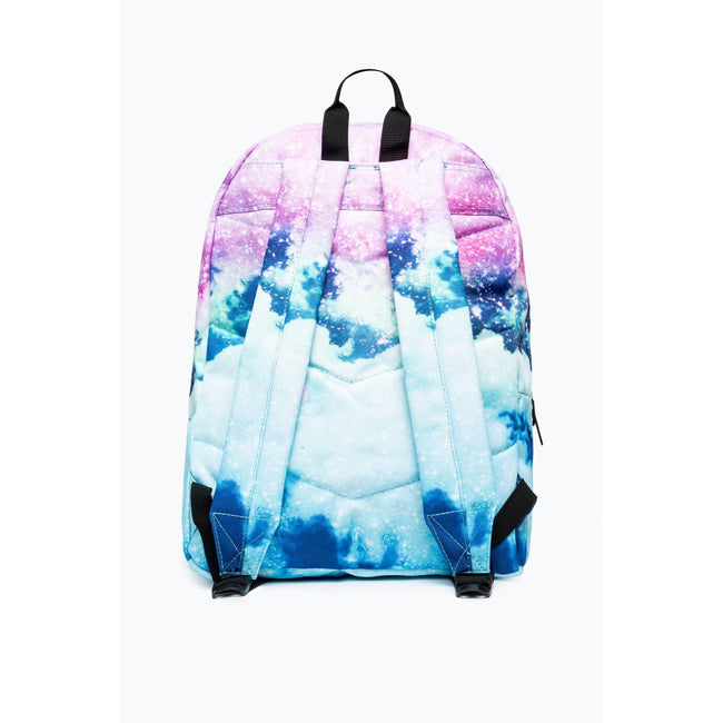 Blue-White - Back - Hype Glitter Sky Knapsack