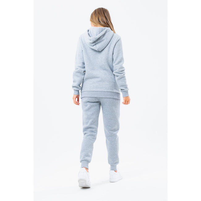Gray - Side - Hype Womens-Ladies Drawstring Sweatpants