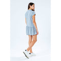 Gray-Pink - Side - Hype Girls Holo Script Frill Dress