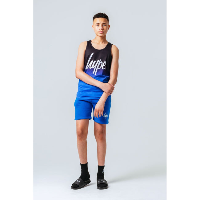 Blue-Black - Back - Hype Boys Gradient Fade Undershirt
