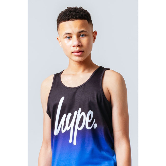 Blue-Black - Lifestyle - Hype Boys Gradient Fade Undershirt