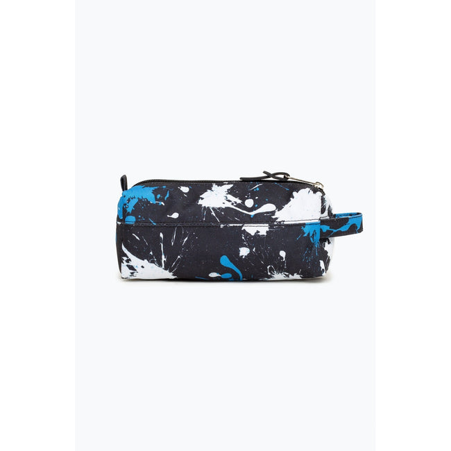 Black-White-Blue - Back - Hype Splattered Pencil Case