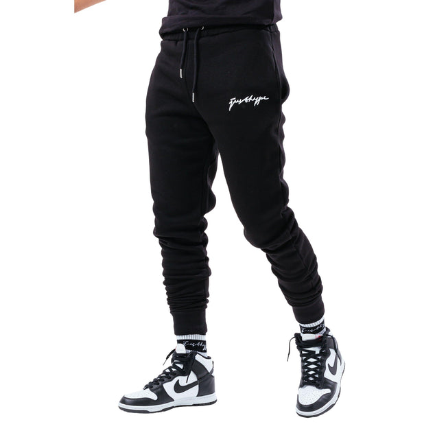 Black - Front - Hype Mens Scribble Sweatpants