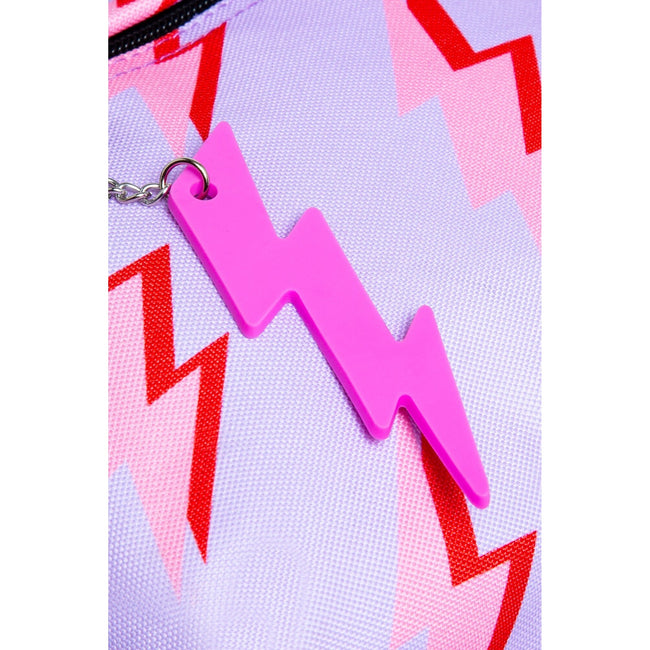 Lilac-Red-Pink - Close up - Hype Lightning Knapsack