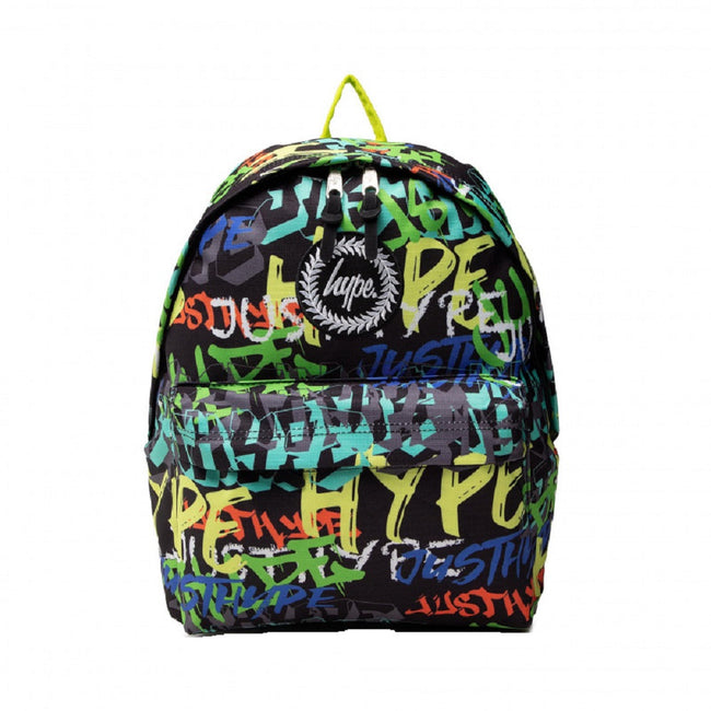 Multicolored - Front - Hype Graffiti Logo Knapsack