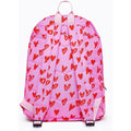 Pink-Red - Back - Hype Scribble Heart Knapsack