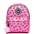 Pink-Red - Front - Hype Scribble Heart Knapsack