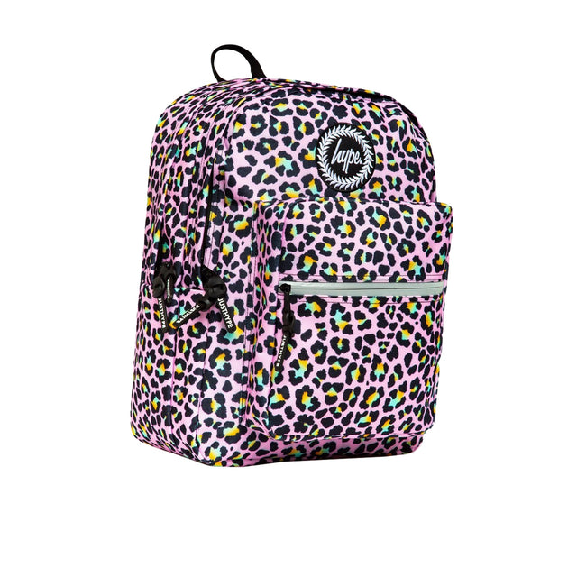 Multicolored - Side - Hype Disco Leopard Utility Backpack