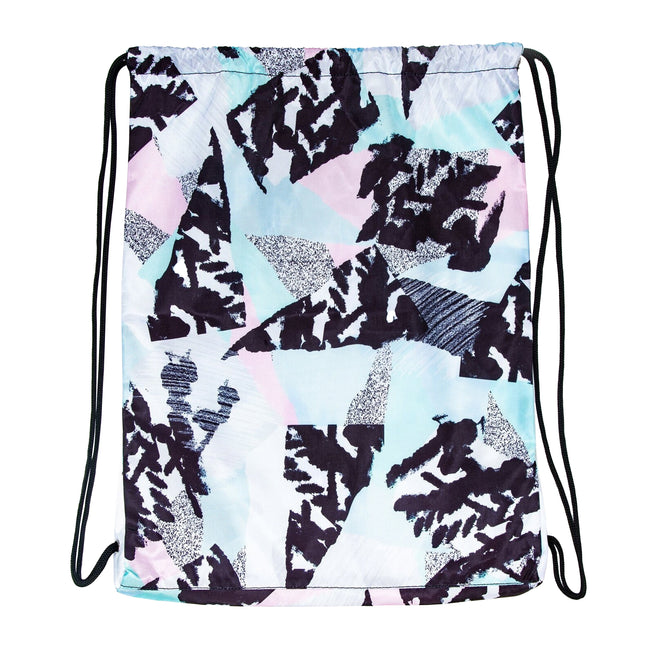 Multicolored - Back - Hype Abstract Drawstring Bag