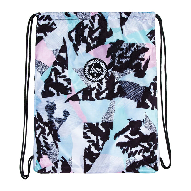Multicolored - Front - Hype Abstract Drawstring Bag