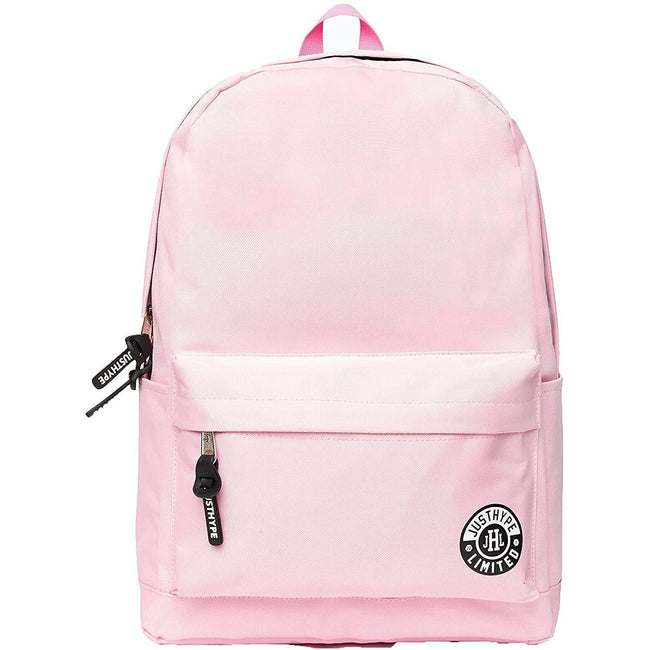 Pink - Front - Hype Entry Crest Knapsack