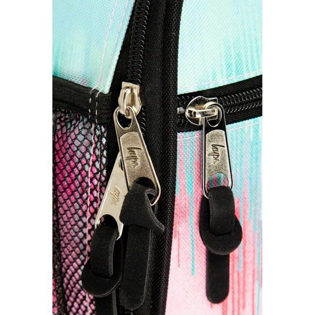 Pink-Mint-Black - Pack Shot - Hype Pastel Drips Lunch Bag