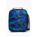 Blue-Black-Neon Green - Back - Hype Neon Camo Logo Lunch Bag