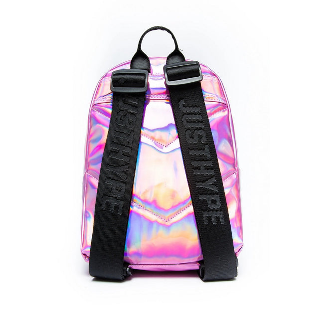 Pink - Side - Hype Holographic Mini Backpack