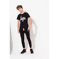 Black - Back - Hype Childrens-Kids Script T-Shirt