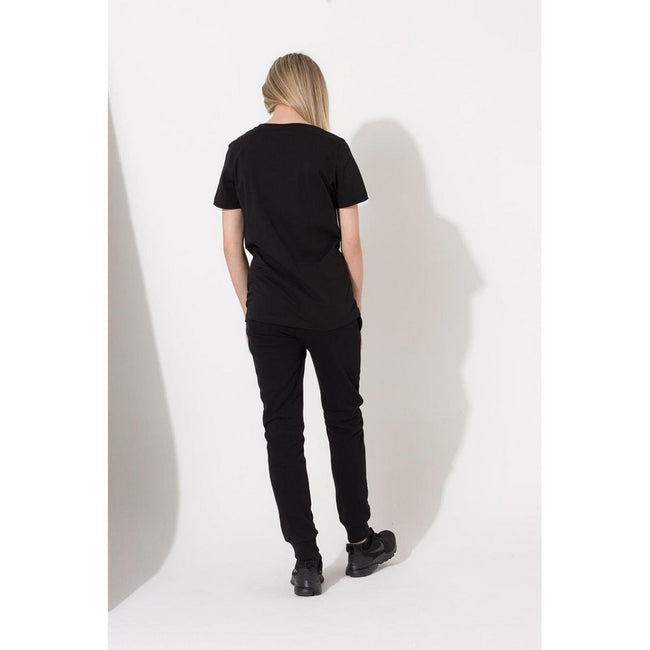 Black - Side - Hype Childrens-Kids Script T-Shirt