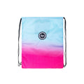 Hot Pink-Pastel Blue - Front - Hype Fade Drawstring Bag
