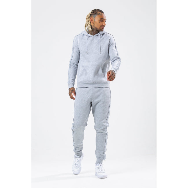 Gray - Back - Hype Mens Tonal Tape Scribble Logo Sweatpants