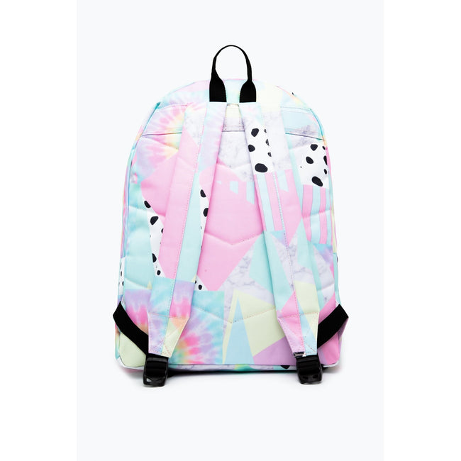 Pink-Mint - Back - Hype Pastel Collage Knapsack