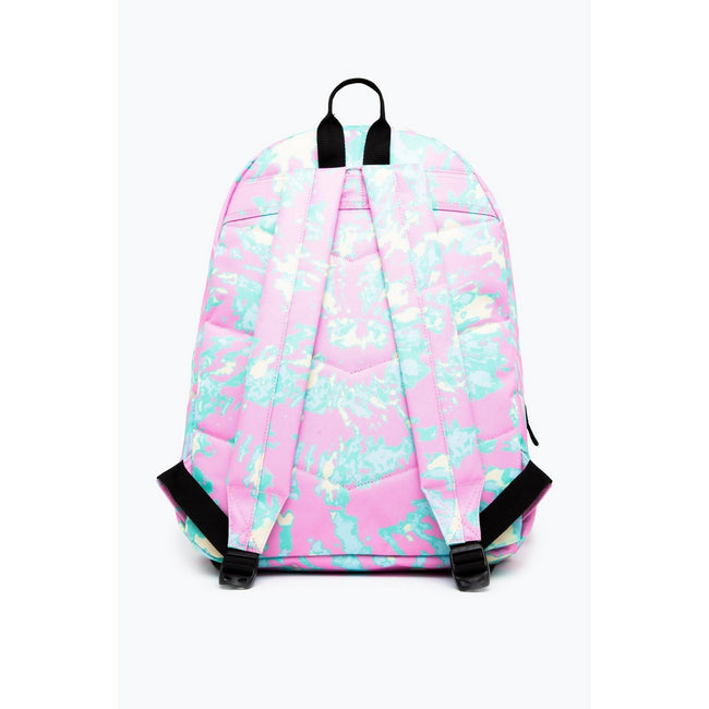 Pink-Blue - Back - Hype Pastel Tie Dye Knapsack