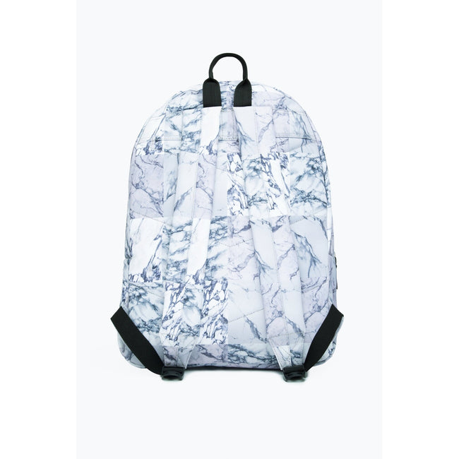White - Back - Hype Marble Knapsack