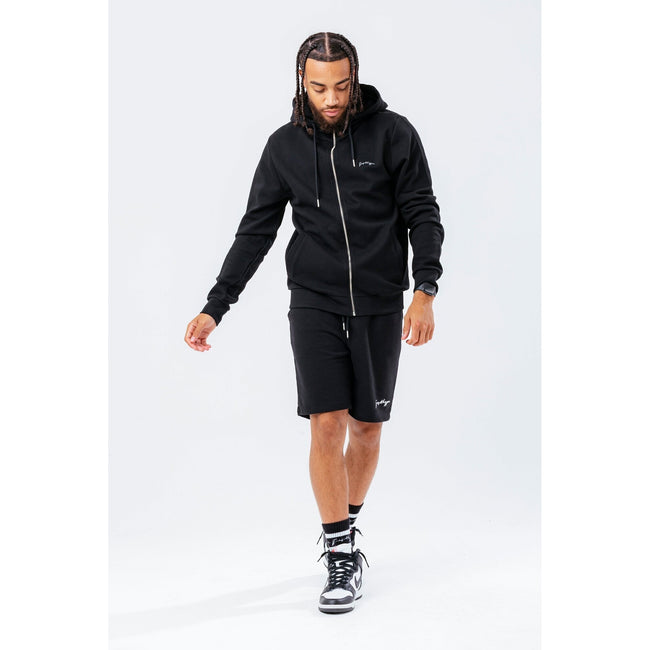 Black - Back - Hype Mens Scribble Hoodie