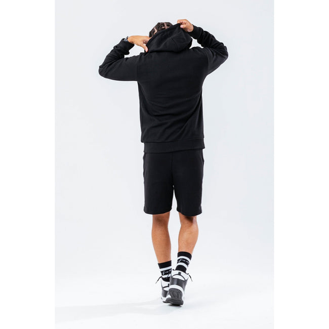 Black - Side - Hype Mens Scribble Hoodie