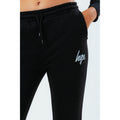 Black - Close up - Hype Childrens-Kids Script Sweatpants