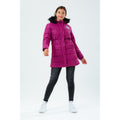 Berry - Back - Hype Childrens-Kids Longline Padded Parka