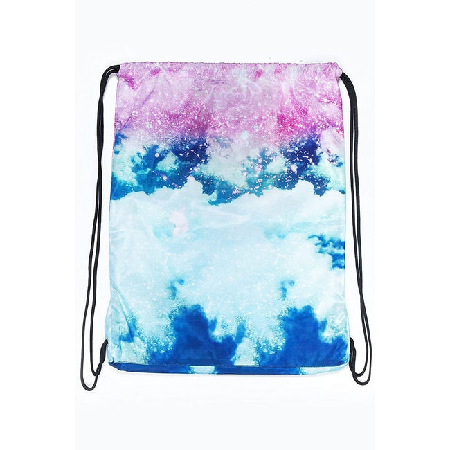 Multicolored - Back - Hype Glitter Skies Drawstring Bag