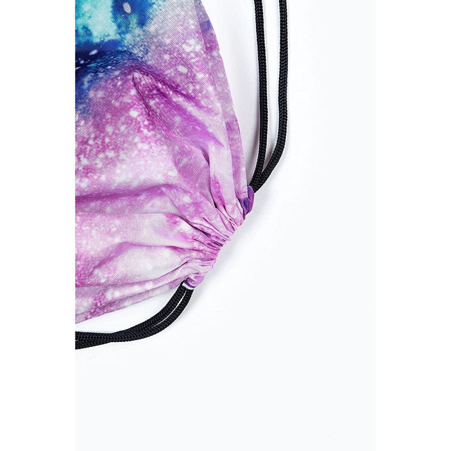 Multicolored - Side - Hype Glitter Skies Drawstring Bag