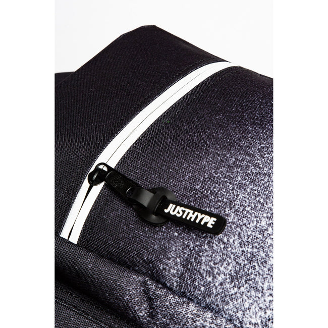 Black-White - Close up - Hype Mono Speckle Fade Utility Backpack