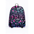 Black-Pink-Blue - Back - Hype Neon Leopard Knapsack
