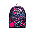 Black-Pink-Blue - Front - Hype Neon Leopard Knapsack
