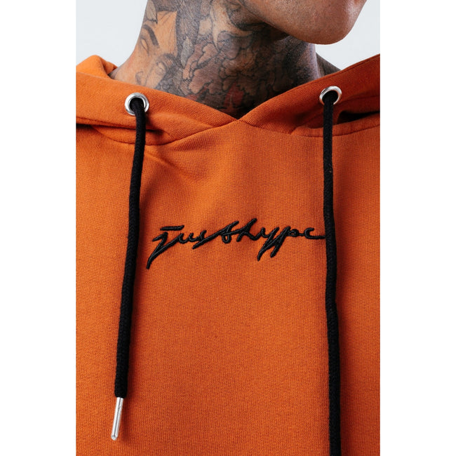 Orange-Black - Lifestyle - Hype Mens Fade Hoodie