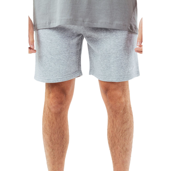 Gray Marl - Front - Hype Mens Scribble Marl Shorts