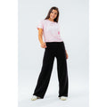 Pink - Back - Hype Girls Script Crop T-Shirt