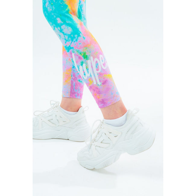 Multicolored - Pack Shot - Hype Girls Tie Dye Leggings