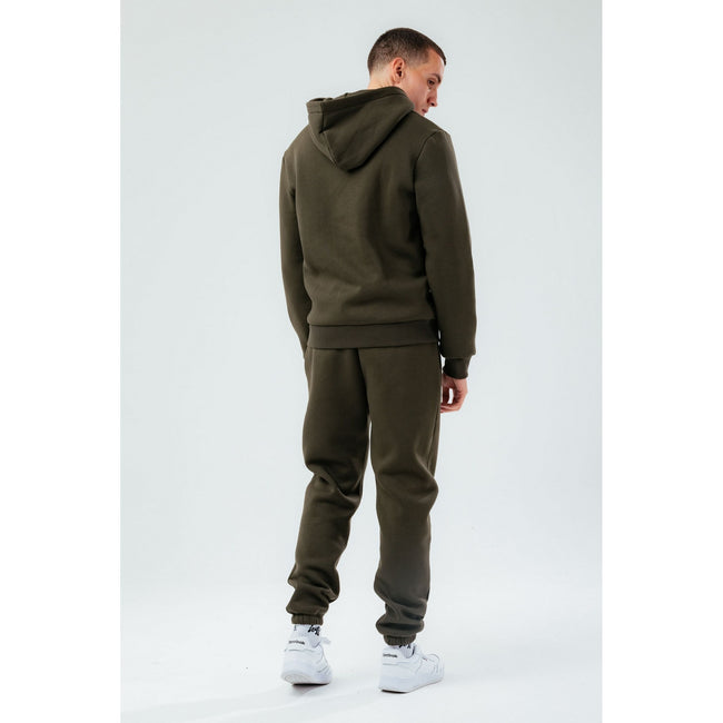 Oak Brown - Side - Hype Mens Full Zip Oversized Hoodie