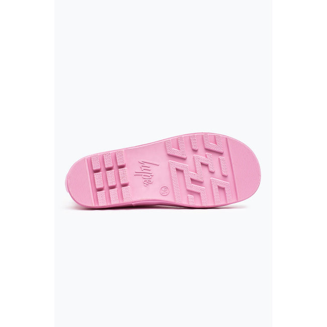 Pink - Back - Hype Childrens-Kids Galoshes