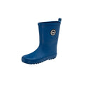 Blue - Front - Hype Childrens-Kids Galoshes